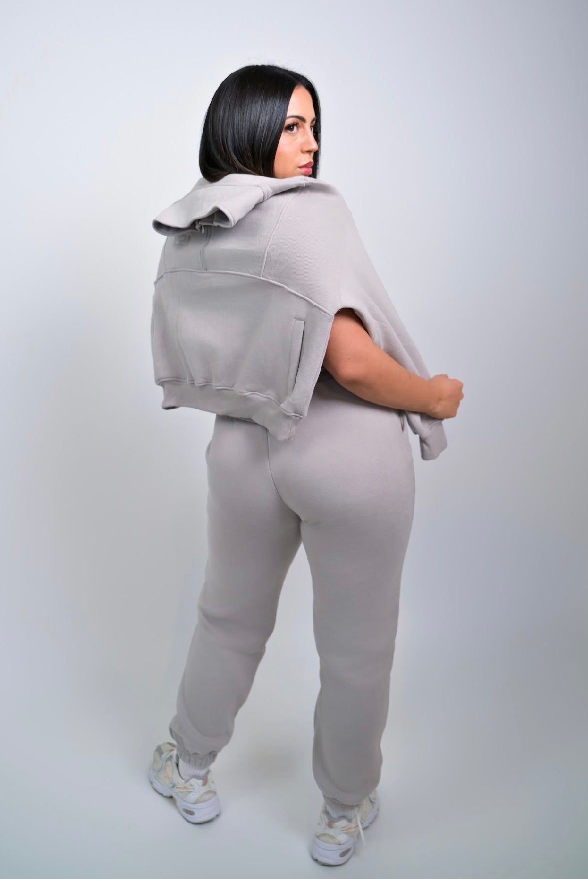 Yesmine Fleece Jogger - Slate Grey