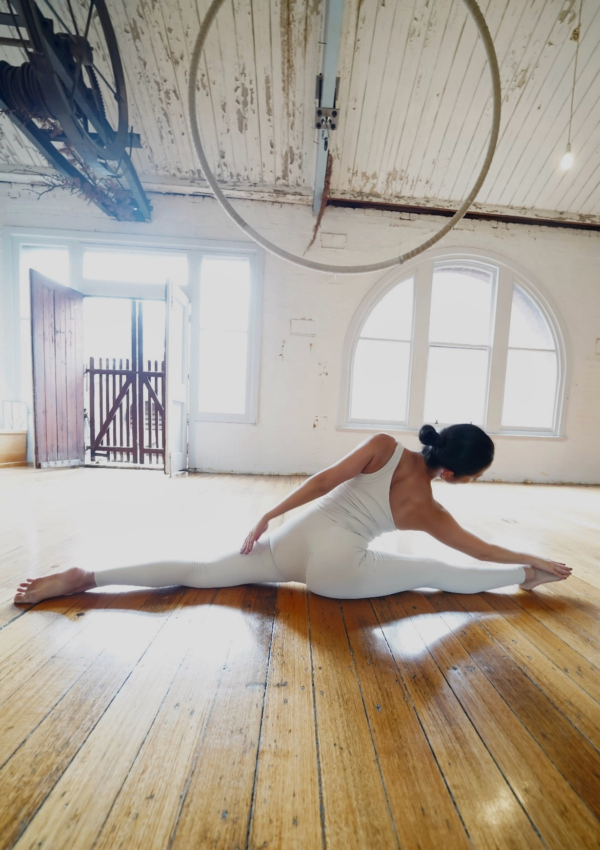 Pia Side Shoulder Tank - Cream