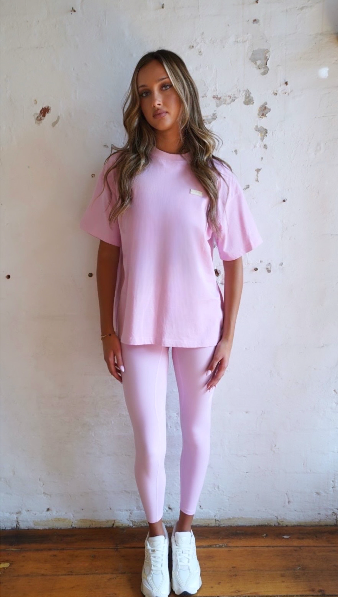 The Gabriel Oversized Tee - Baby Pink