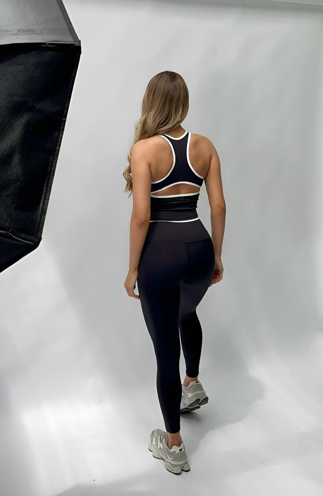 Taylah Two Tone Legging - Black