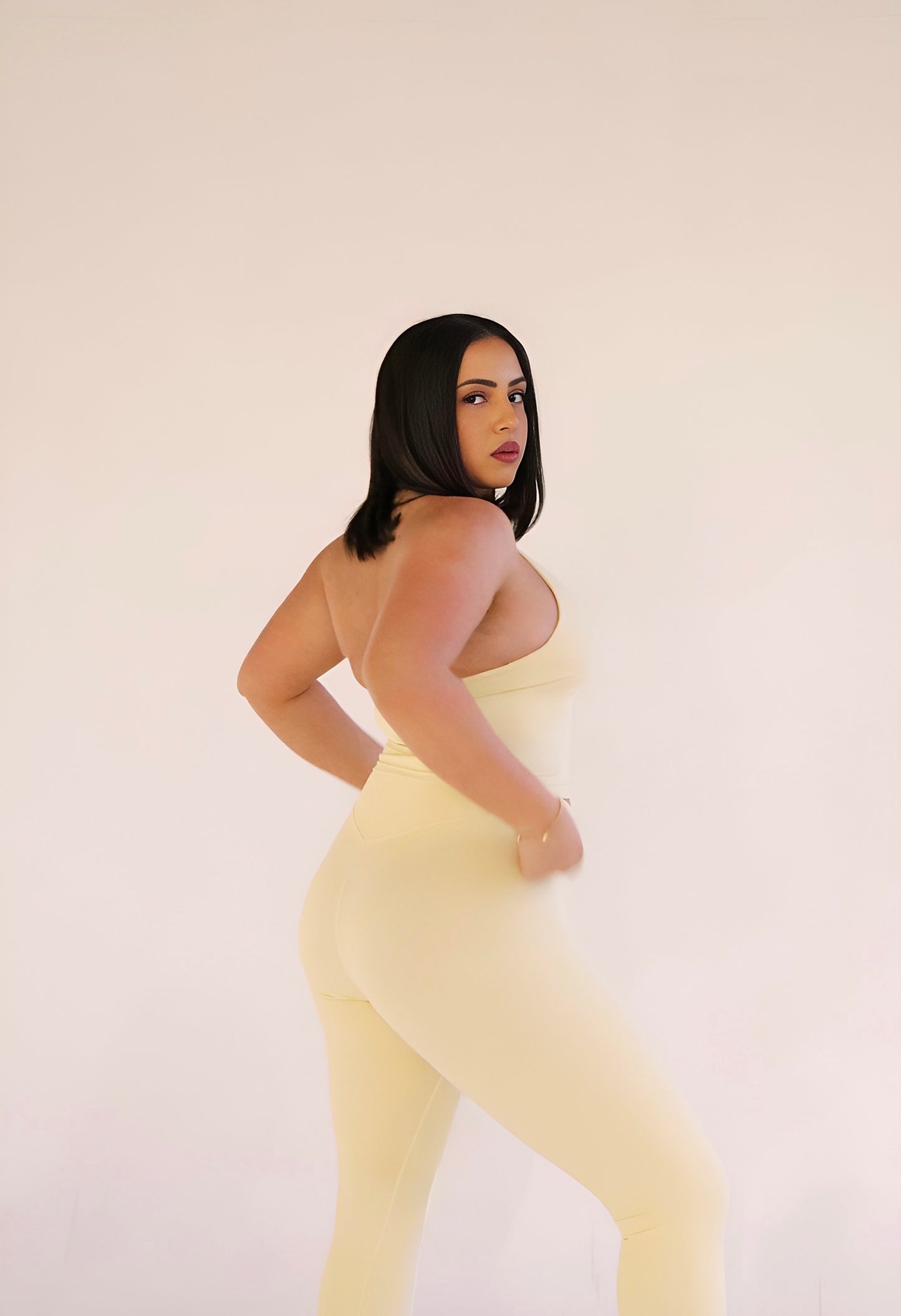 Layla Halter Tank - Baby Lemonade