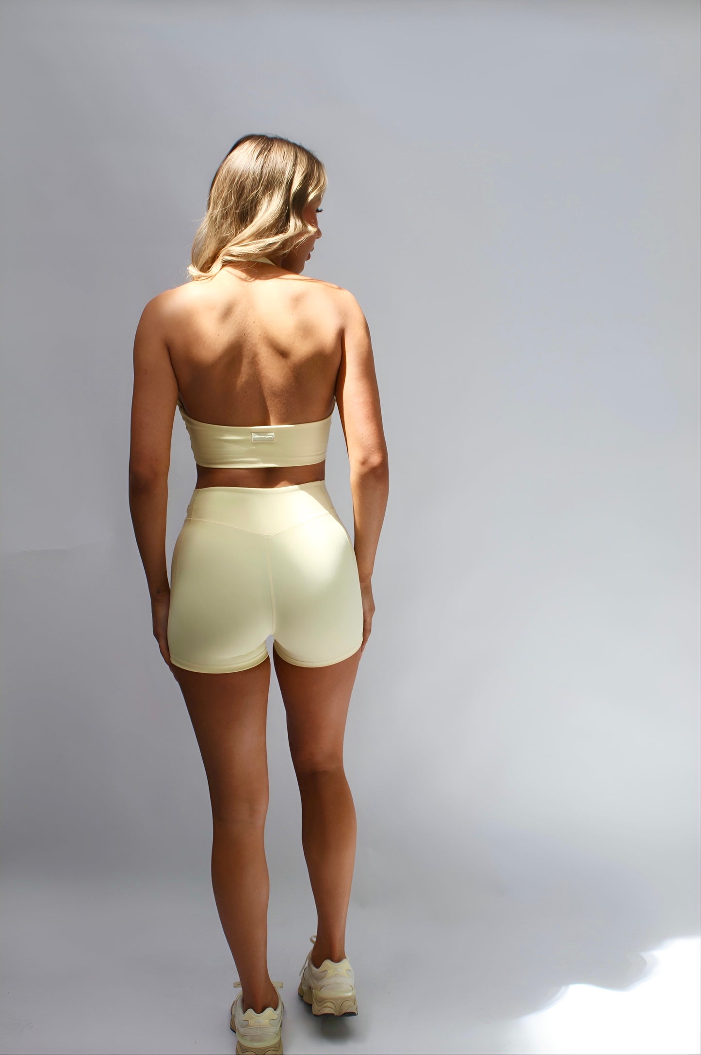 Layla Halter Crop - Baby Lemonade