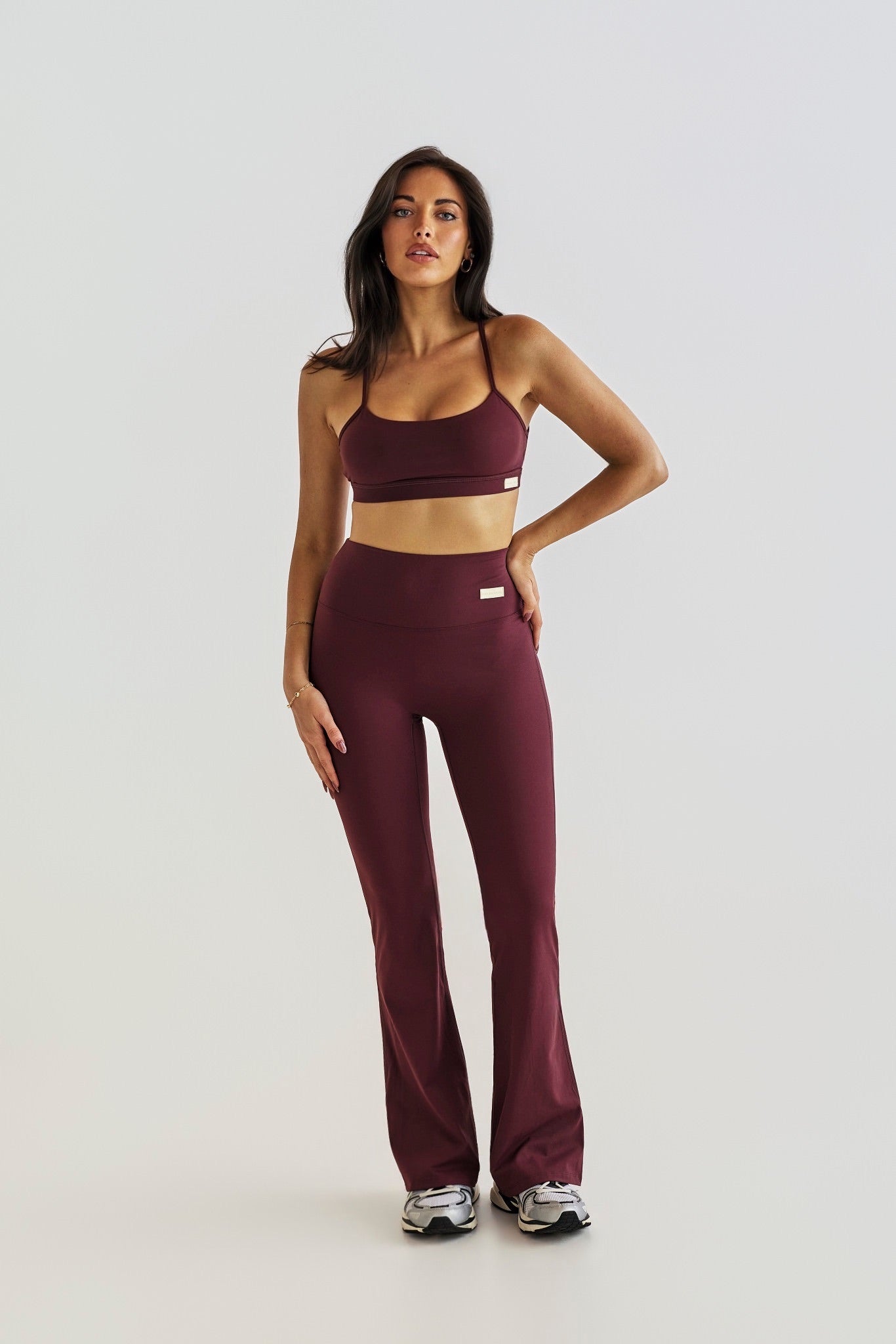 Dakota High waisted legging - Dark Berry