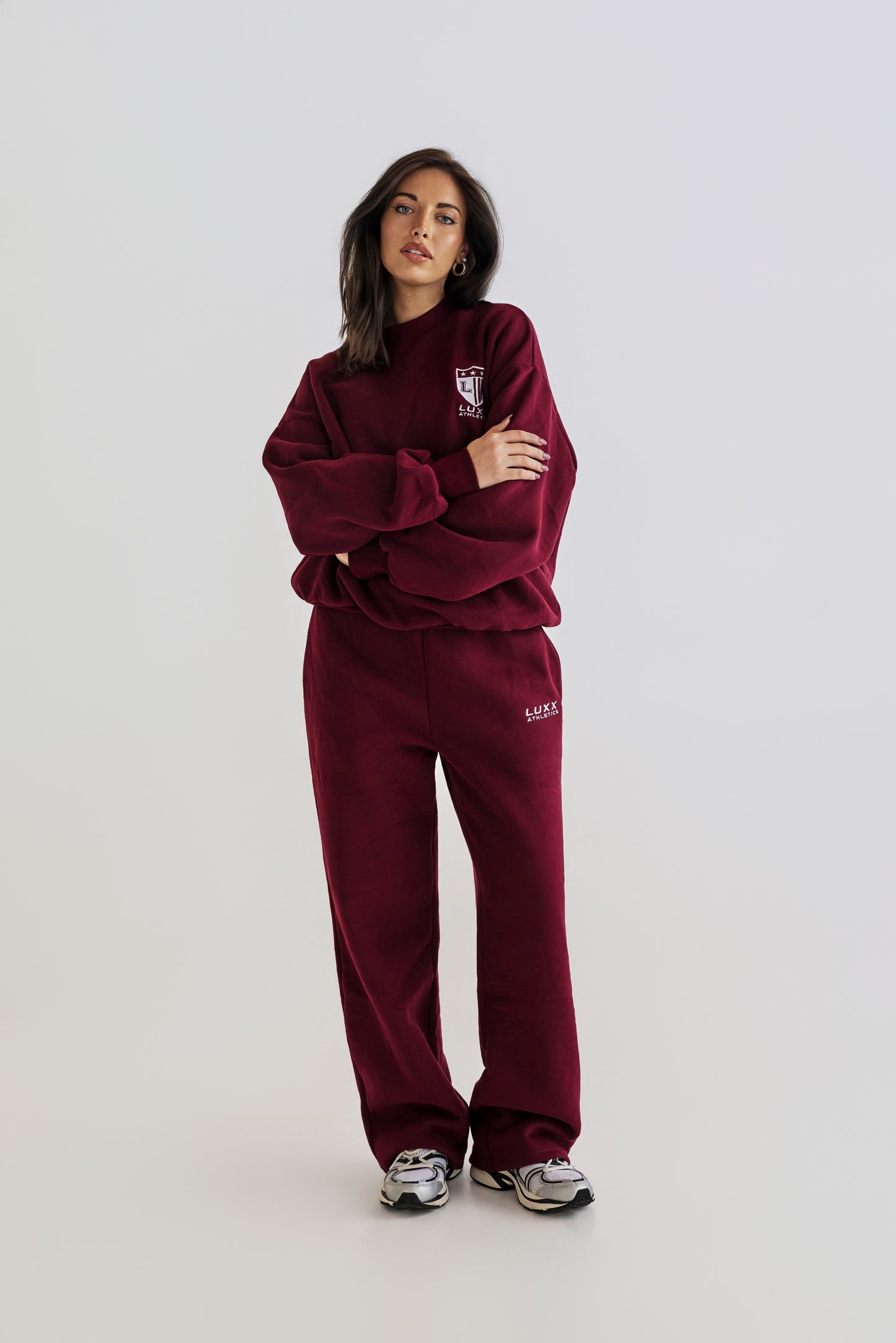 Tori Aths Crew Neck - Burgundy