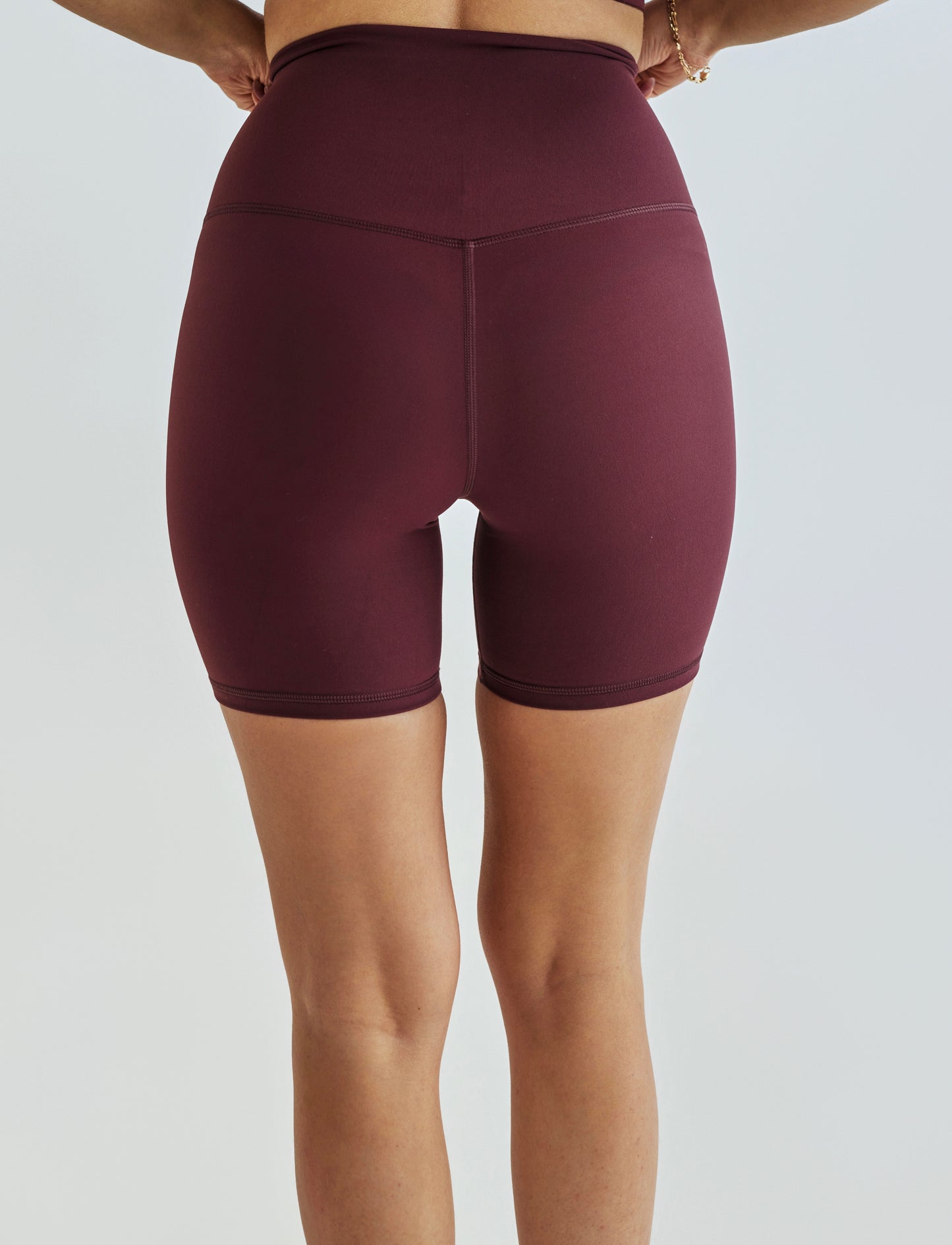 Dakota High Waisted Bike Short - Dark Berry