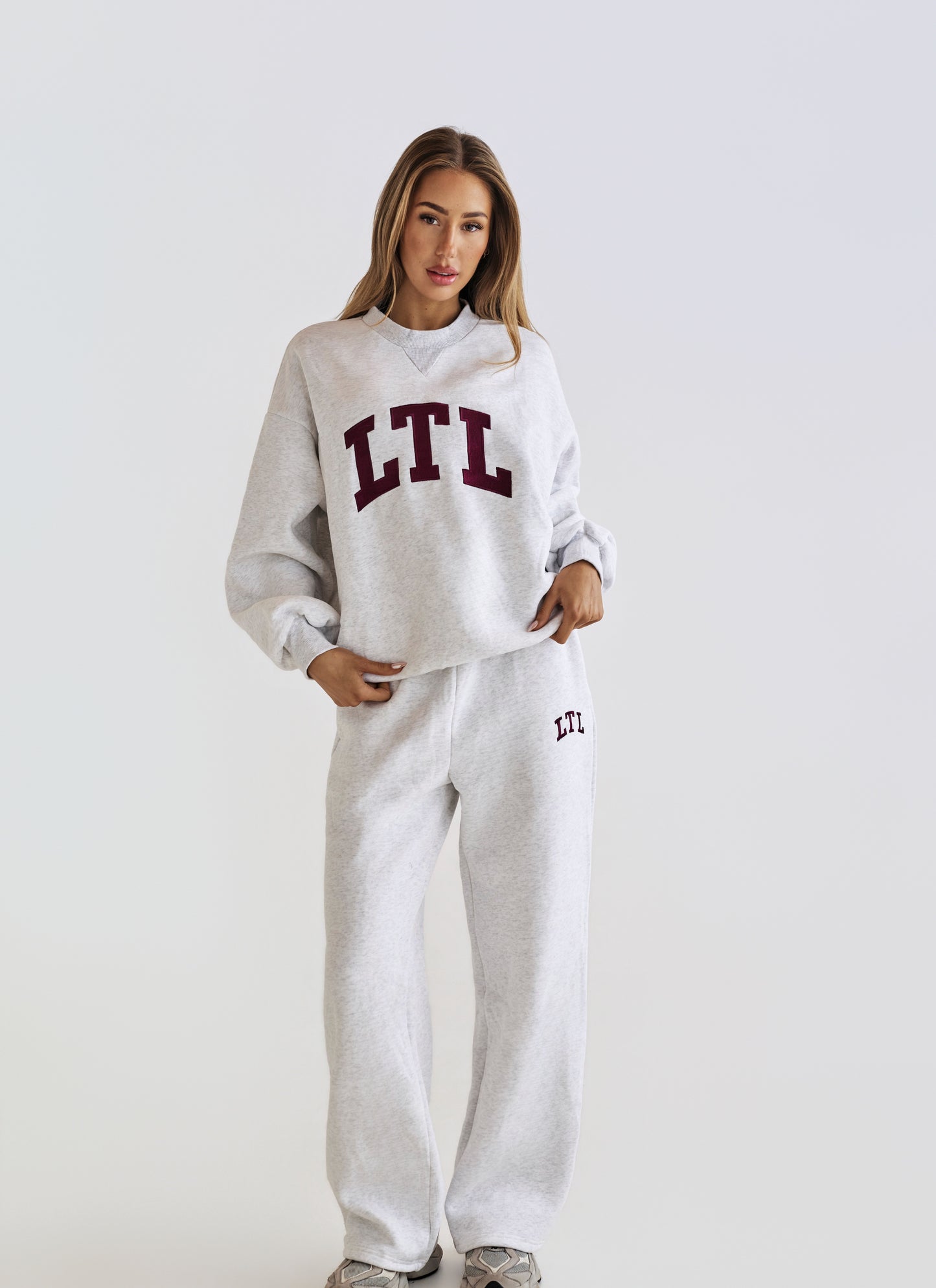 Carmen Sports Track Pant - Marle Grey