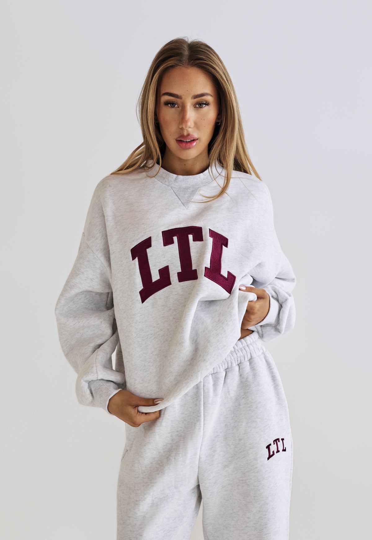 Carmen Sports Oversized Crewneck - Marle Grey