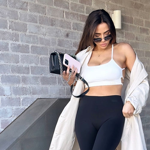 Gigi Smooth Crop Top - White