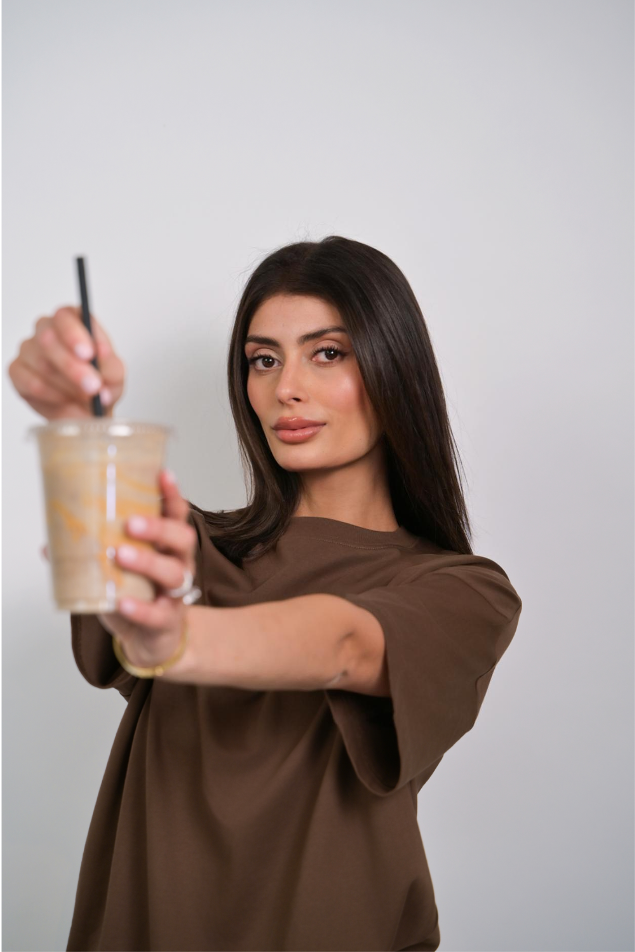 LANA XO TEE - Mocha