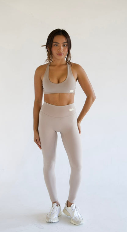 Ayla Subtle Scrunch Legging - Nude
