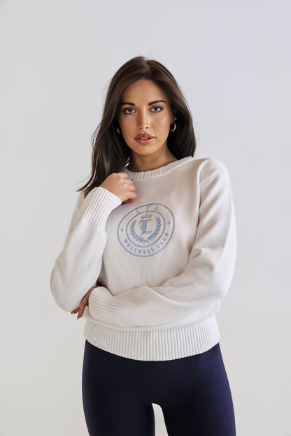 Blair Round Neck Knit - Winter White