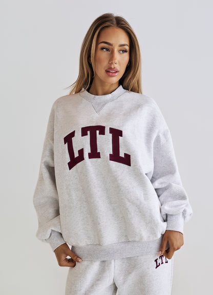 Carmen Sports Oversized Crewneck - Marle Grey