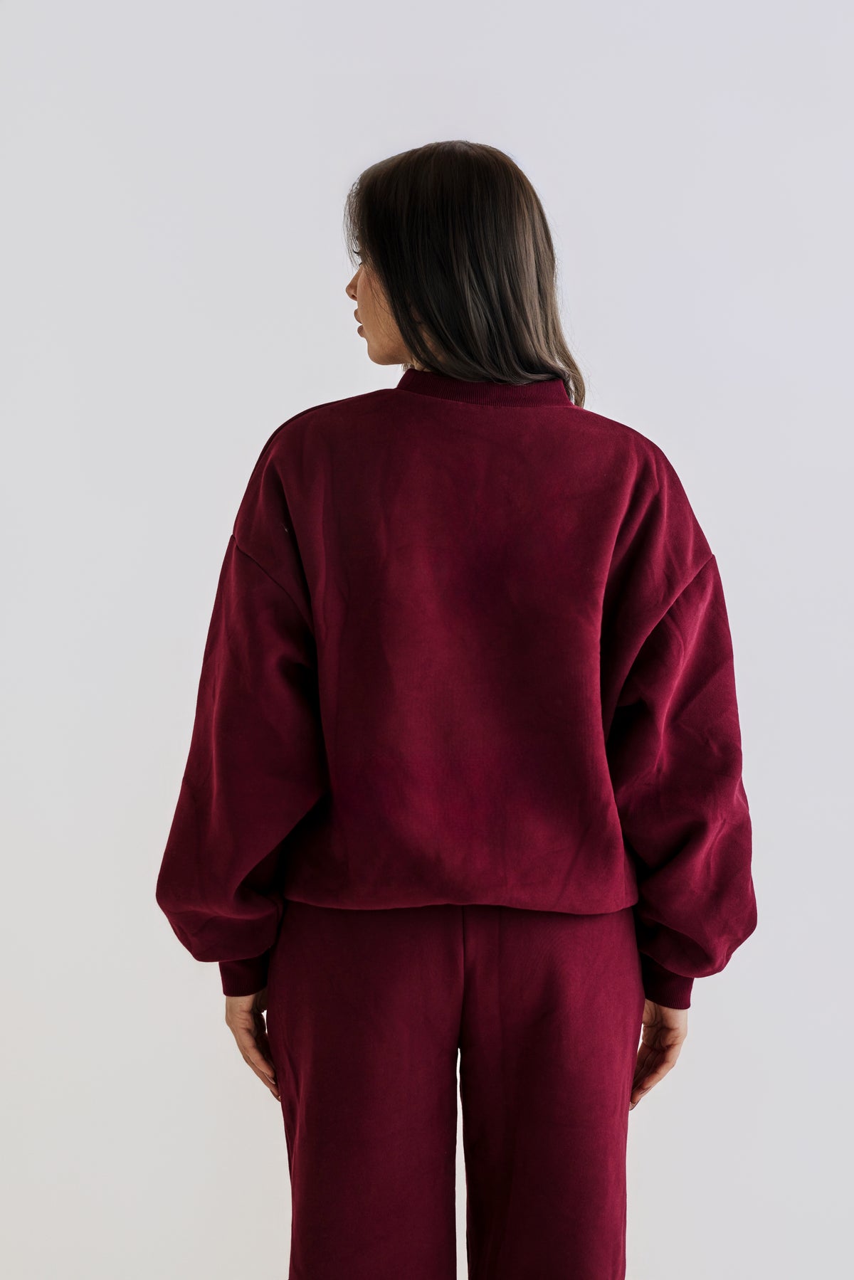 Tori Aths Crew Neck - Burgundy