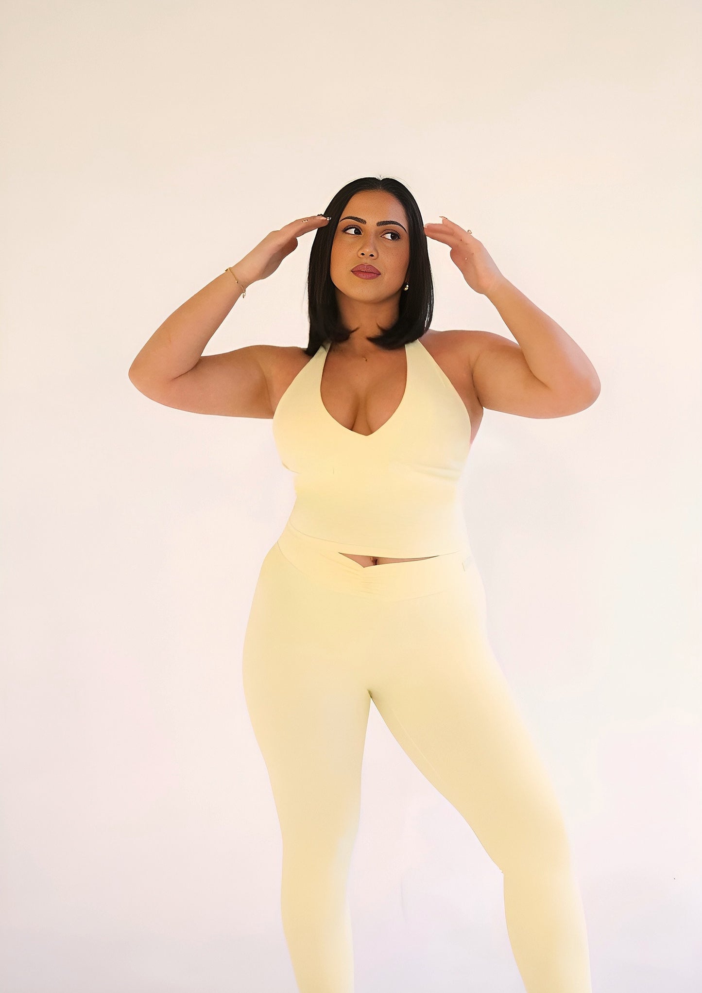 Layla Halter Tank - Baby Lemonade