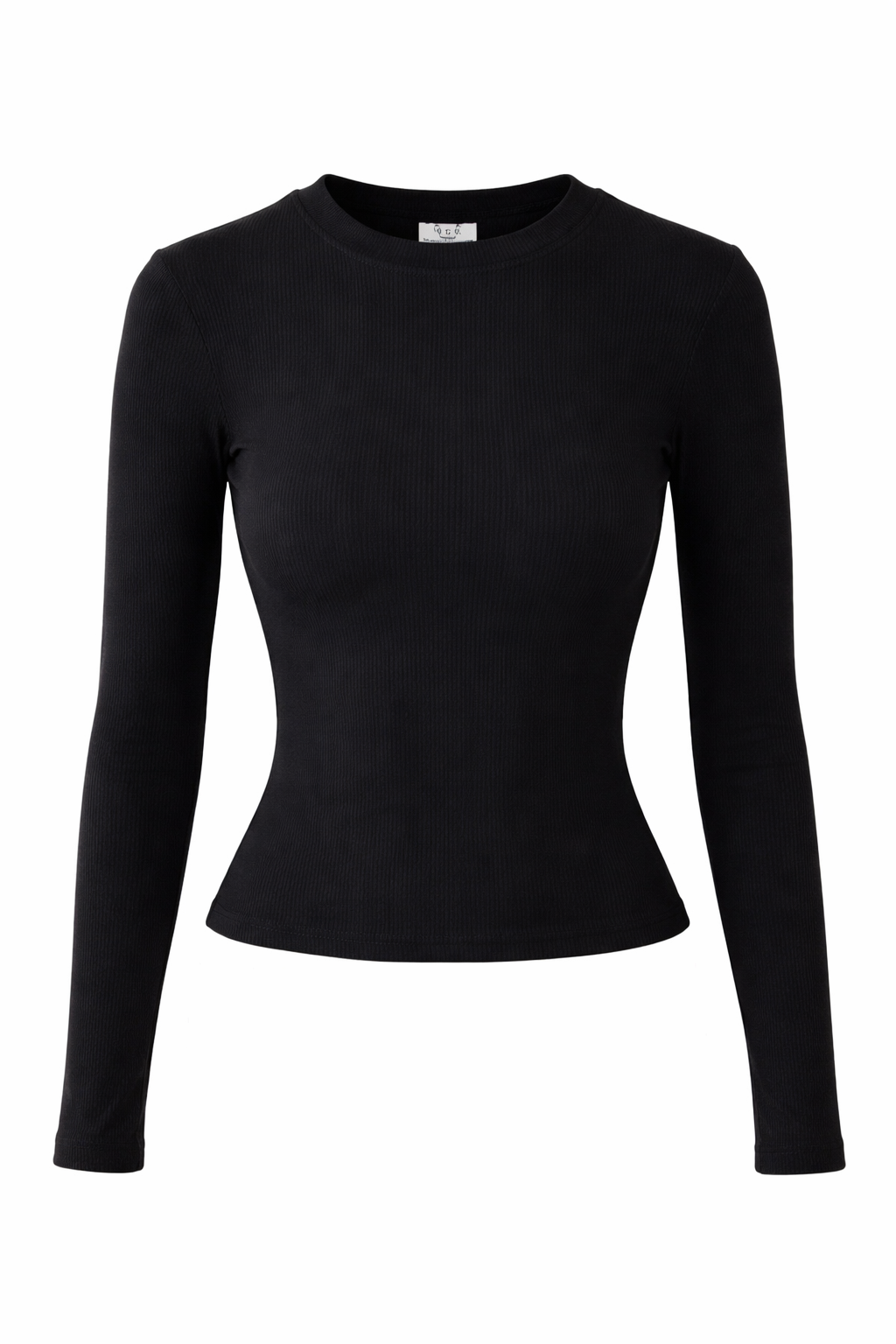 Taya Ribbed Long Sleeve - Black