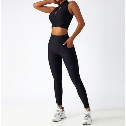 Misha Sleeveless Zip Up 2.0 - Black