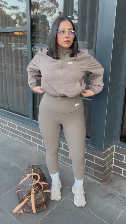 MARA Ribbed Legging -Mocha